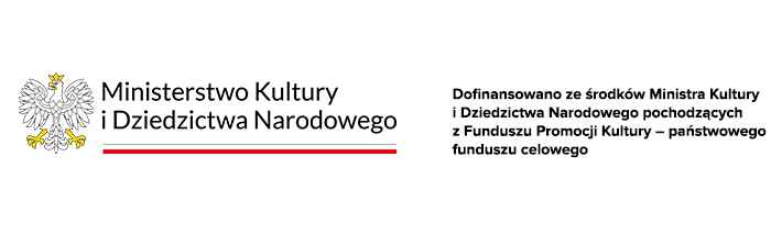 Logotyp Ministerstwa Kultura i Dziedzictwa Narodowego.