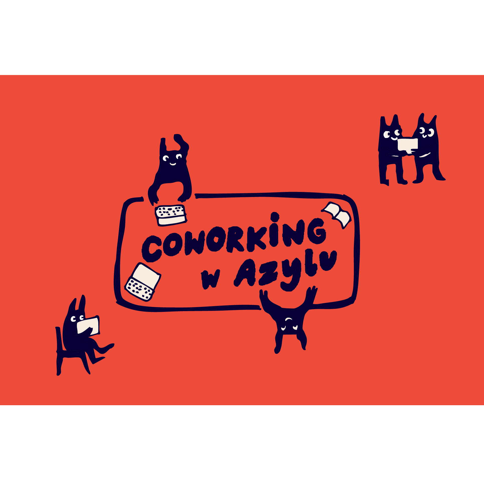 Przyjazna przestrzeń do coworkingu w Bibliotece Azyl